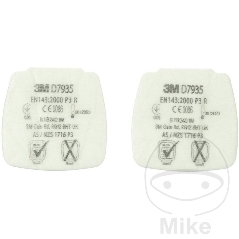 3M Pack of 4 filters for anti-particulate mask P3R 227.30.45