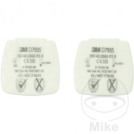 3M Pack of 4 filters for anti-particulate mask P3R 227.30.45