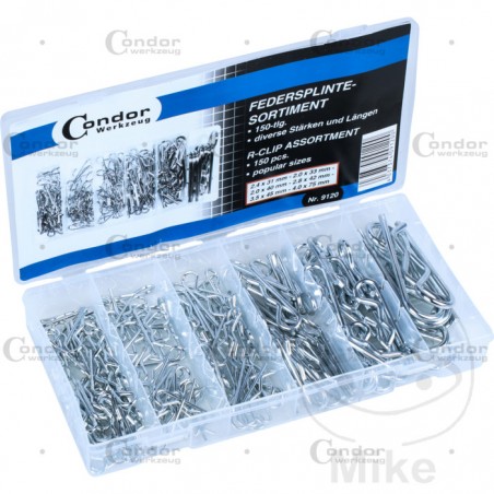 CONDOR Assortment of 150 elastic pins 348.00.19