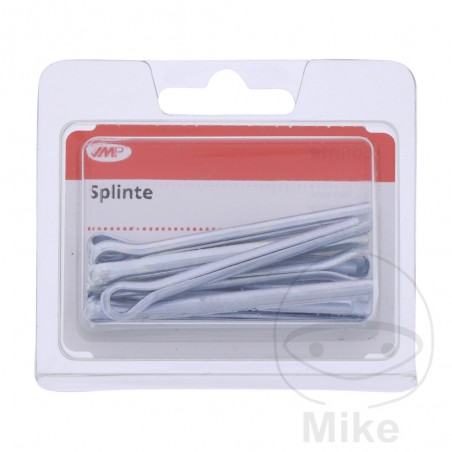JMP Set of 10 zinc plated pins 5.0X50 DIN 94 479.01.83