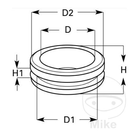 DRESSELHAUS Pack 4 pasacables doble cara abierta 10X13X18 ALTN: 1582808 479.21.15