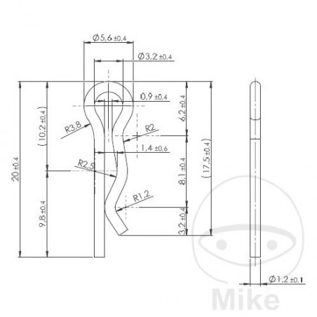JMP Set of 10 elastic pins A2 481.02.44