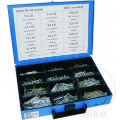 DRESSELHAUS Assortment box of 1100 cotter pins DIN 94 8549 486.03.67