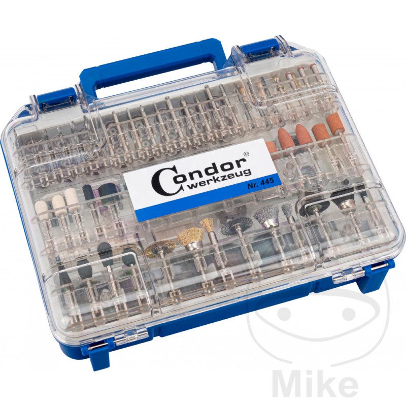 CONDOR Juego 131 piezas de esmerilado con mago 3 MM 656.03.26