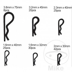Assortment of 150 elastic pins 722.00.78