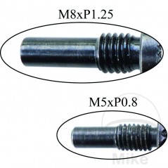 Toothed belt fastening pin set 722.10.88