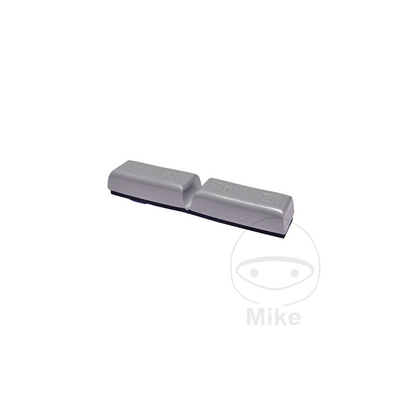 Pack of 25 zinc bar adhesive weights for motorcycle rims 20 GR 736.09.85
