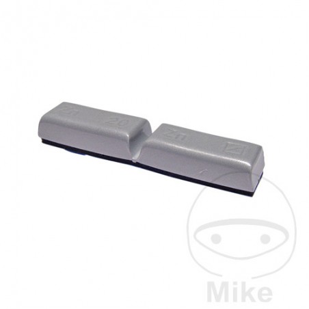 Pack of 25 zinc bar adhesive weights for motorcycle rims 20 GR 736.09.85