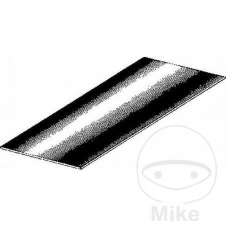 metal body plate 500 X 1500 0.8 MM 340.41.59