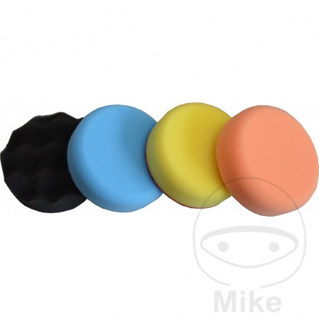 ROT-WEISS Pack 4 esponjas de pulido para soporte disco pulidor 85 MM 5640275 553.11.00