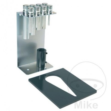 AC HYDRAULIC Placa de presión + 8 puntas adpatador y soporte para prensa hidráulica 10/12/15/17/20/22/25/30 MM 617.23.57