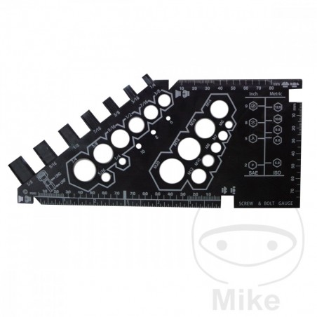 JMP Nuts and Bolts Measuring Template 722.30.10