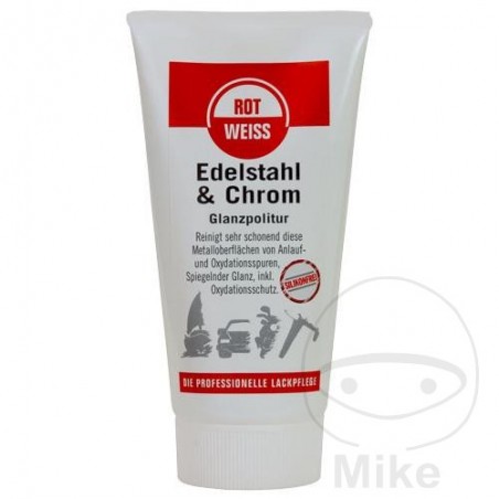 ROT-WEISS Stainless steel and chrome polishing paste 150 ML 553.11.57