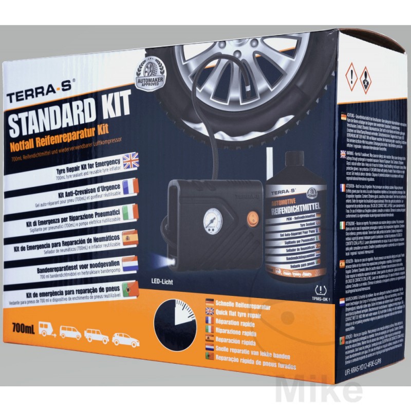 TERRA-S Kit reparación de neumáticos para coche 700 ML ALTN: 5190470 450 519.04.72