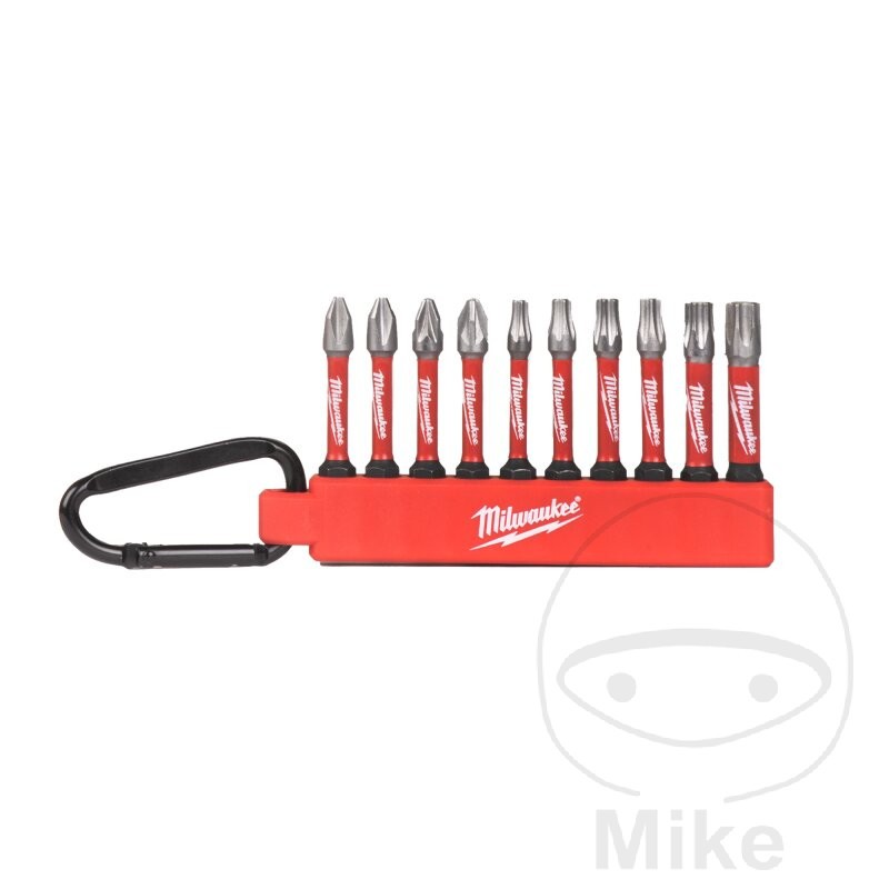 MILWAUKEE Set of 10 screwdriver bits 632.02.32