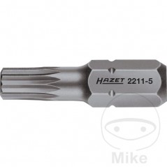 HAZET Multi-tooth screwdriver bit M5 1/4 25 MM 6.3 632.10.49