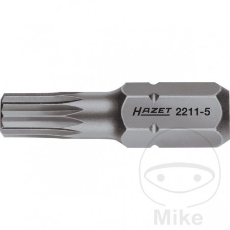 HAZET Multi-tooth screwdriver bit M5 1/4 25 MM 6.3 632.10.49