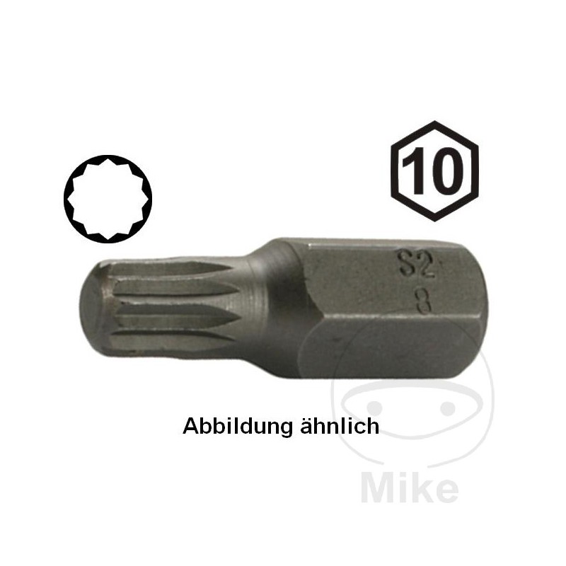 CONDOR Punta de destornillador multidientes M12 10 MM 30 632.48.83