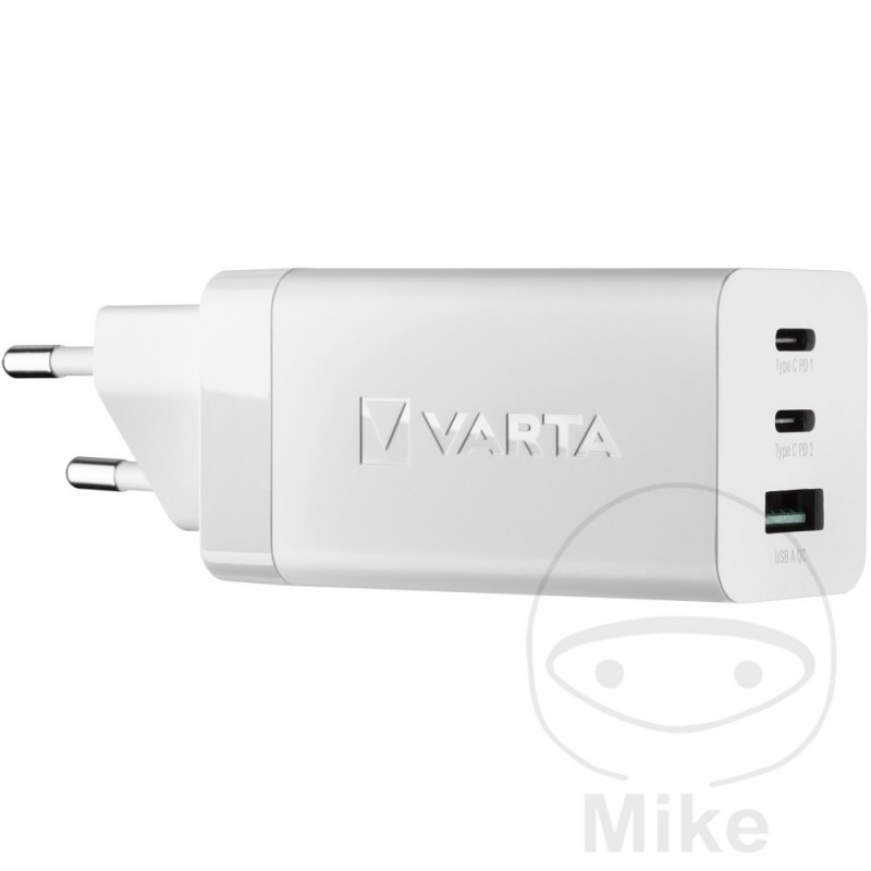 VARTA usb battery charger 230V GAN 65W + USB-C 3.25 A 1960043