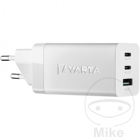 VARTA usb battery charger 230V GAN 65W + USB-C 3.25 A 1960043