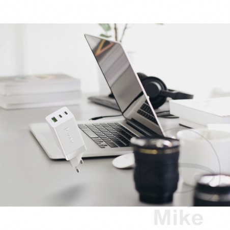 VARTA Cargador de batería usb 230V GAN 65W + USB-C 3.25 A 1960043