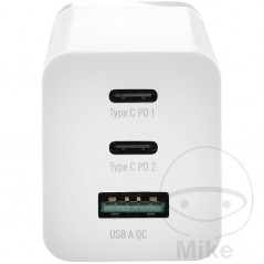 VARTA Cargador de batería usb 230V GAN 65W + USB-C 3.25 A 1960043