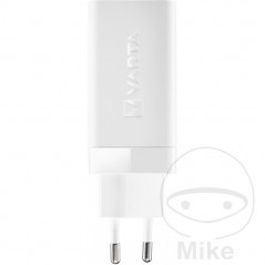 VARTA Cargador de batería usb 230V GAN 65W + USB-C 3.25 A 1960043