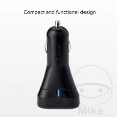 Adaptador de carga usb para coche SBS USB-C 2.1A + 3A 1940780