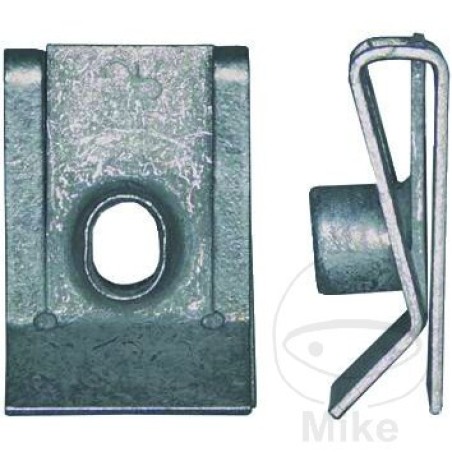 pack de 10 écrous tôle corps m6