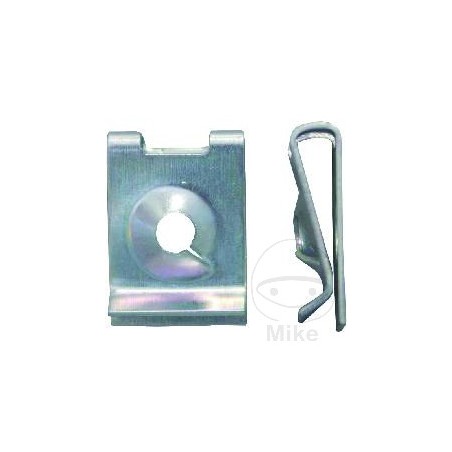 Pack of 10 steel body sheet metal nuts 3.9 MM 481.01.22