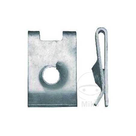 Pack of 10 steel body sheet metal nuts 5.5 MM 481.01.71