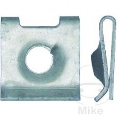 Pack of 10 steel body sheet metal nuts 6.3 MM 481.01.76