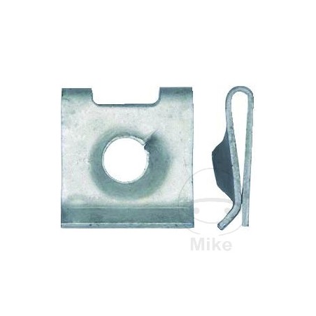 Pack of 10 steel body sheet metal nuts 6.3 MM 481.01.76