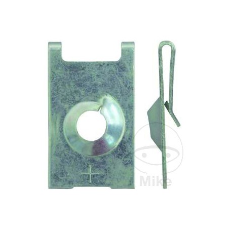 Pack of 10 steel body sheet metal nuts 6.3 MM 481.01.79