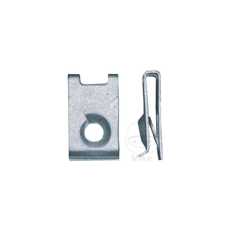 Pack 10 tuercas de chapa metalicas carroceria acero 6.3 MM 481.01.80