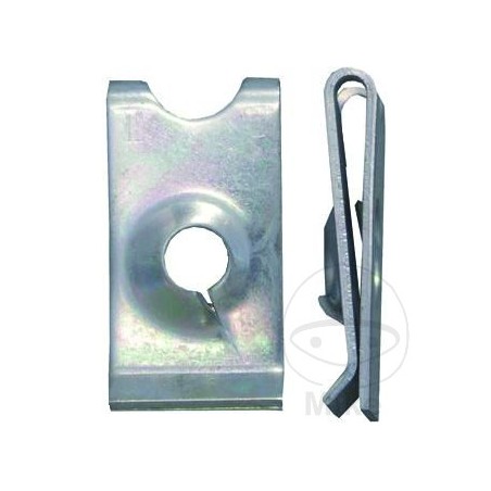 Pack of 10 steel body sheet metal nuts 6.3 MM 481.01.82