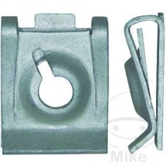 Pack of 10 steel body sheet metal nuts 6.35 MM 481.01.83