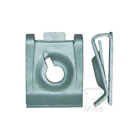 Pack of 10 steel body sheet metal nuts 6.35 MM 481.01.83