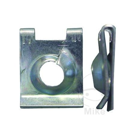 Pack of 10 steel body sheet metal nuts 8.0 MM 481.01.85