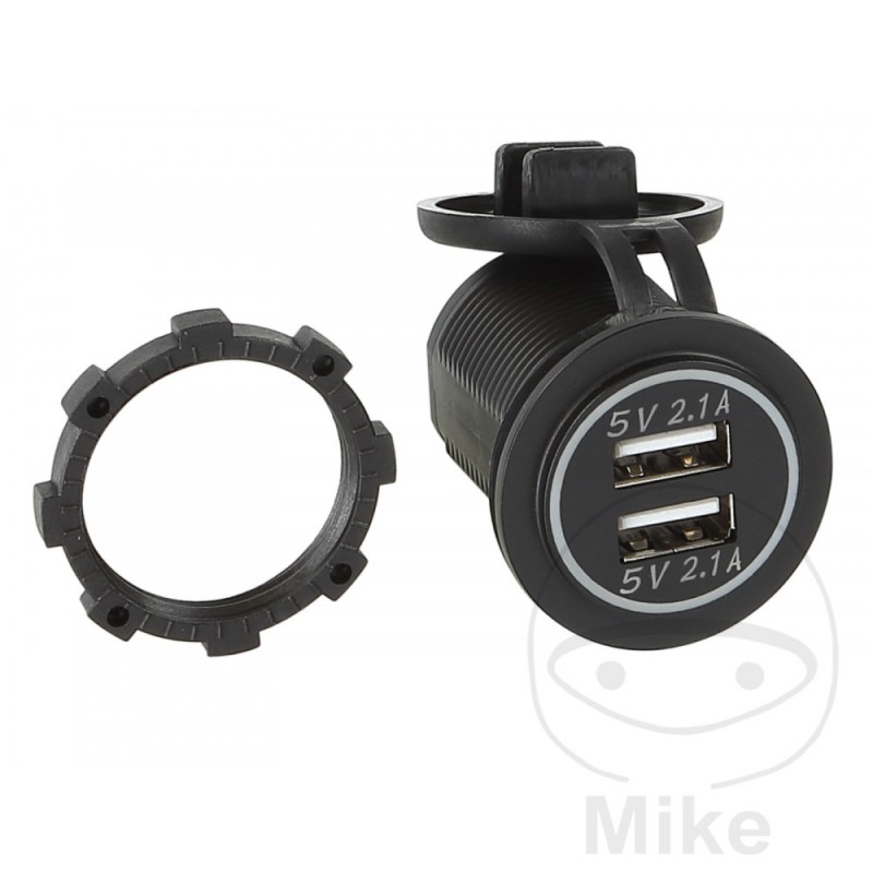 Double USB charger for installation 12V/24 VOLT 2X 2.1A 1940864