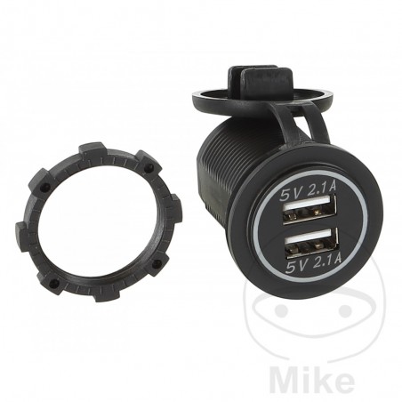 Double USB charger for installation 12V/24 VOLT 2X 2.1A 1940864