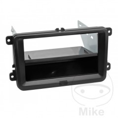 Car radio trim with shelf 2-DIN 1940924