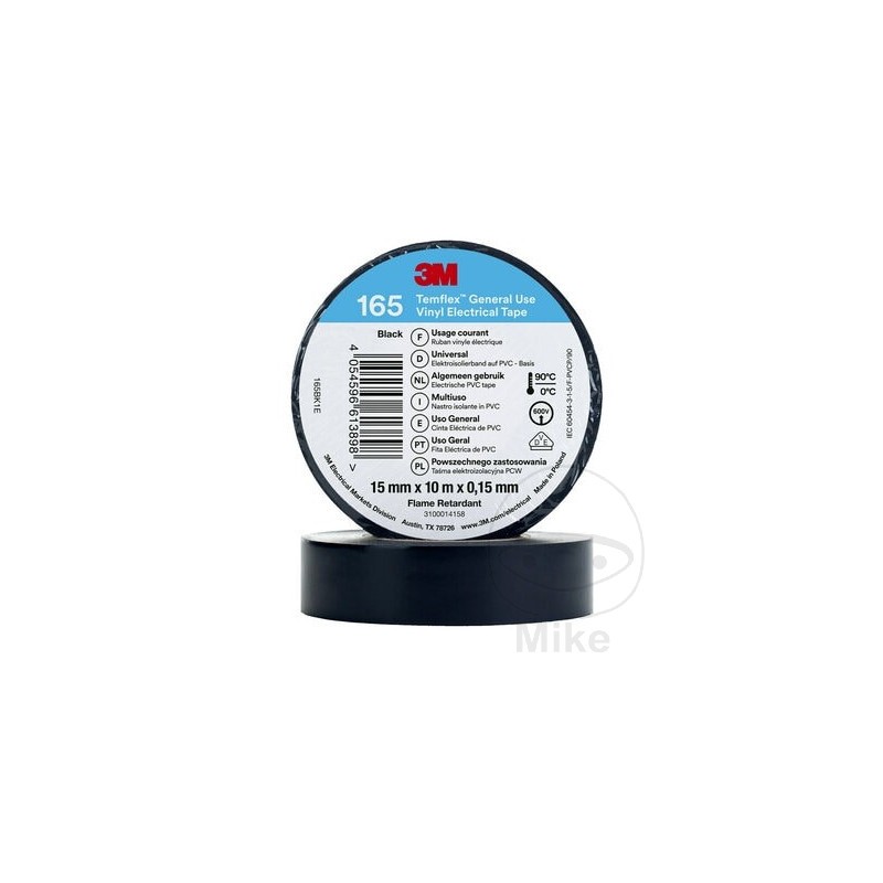 3M Cinta aislante de vinilo 165 15 MM X 10 M TEMFLEX 5620400