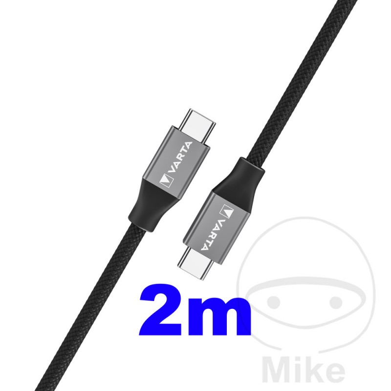 VARTA Cable de carga y datos USB C - 2 MS 1960055