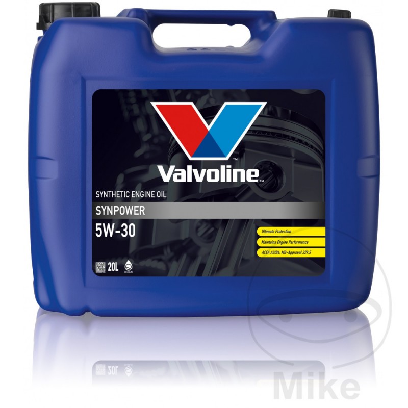 VALVOLINE Aceite de motor para coche SYNPOWER 5W30 20L 5580428