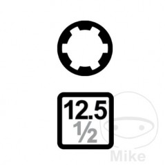 JMP Reinforced screwdriver bit RIBE 1/2 M9 75 MM 605.99.92