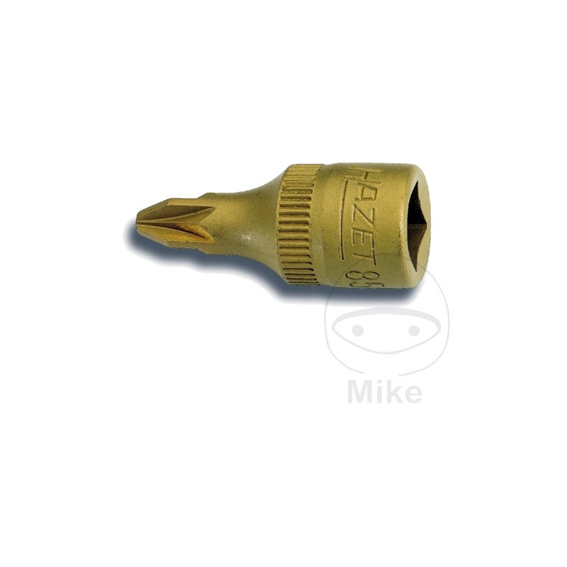 HAZET Punta de destornillador phillips 1/4 PZ2 607.69.13