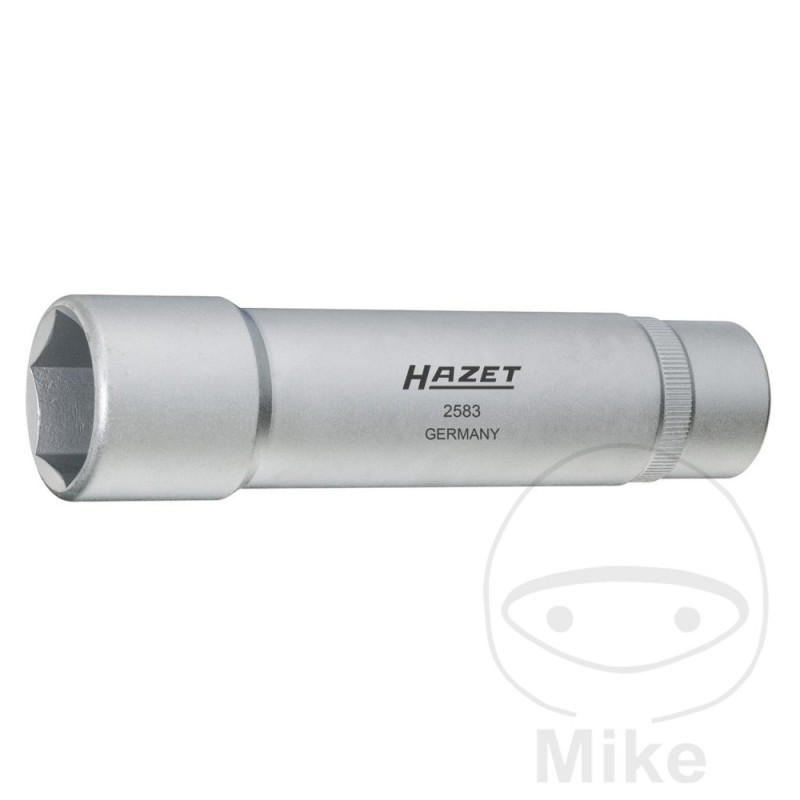 HAZET Long hexagonal socket for wheel bearing 1/2 27 140 MM 617.18.62