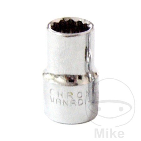 chave de caixa bihexagonal com 12 arestas 3/8