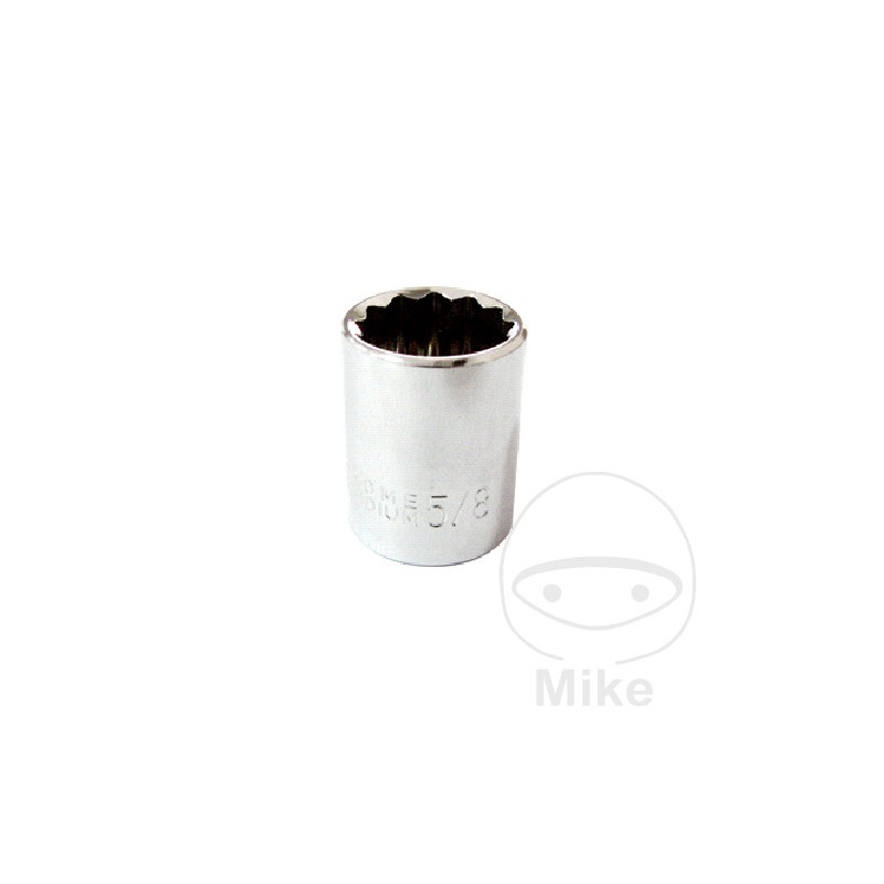JMP Bihexagonal socket wrench with 12 edges 3/8 5/8 722.55.08